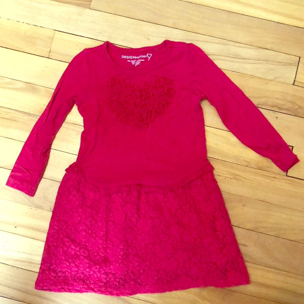 Girls Nordstrom Red Christmas Dress 2T